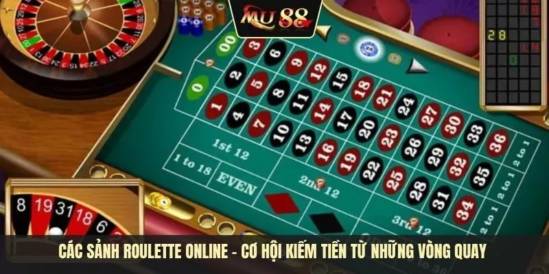 Các sảnh Roulette Online - Cơ hội kiếm tiền từ những vòng quay Các sảnh Roulette Online - Cơ hội kiếm tiền từ những vòng quay